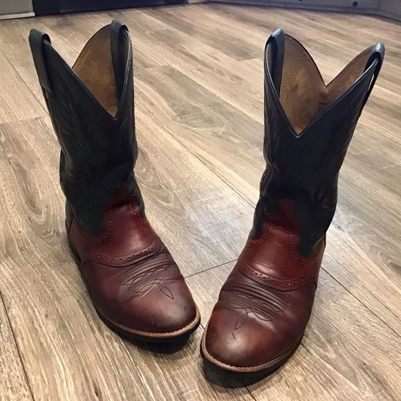 Mens Ariat Cowboy Boots size 7 - Picture 2 of 9